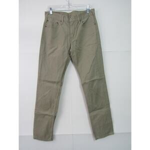 Levi's 511 Brown Denim Jeans Straight Leg Mens size 32x32.5 Cotton‎